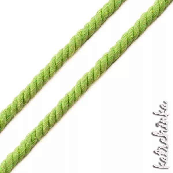 Gedrehte #Kordel rund 10 mm lime